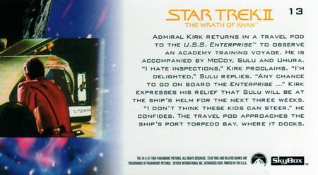 1994 SkyBox Star Trek II The Wrath of Khan Cinema Collection #13 Return Home Back