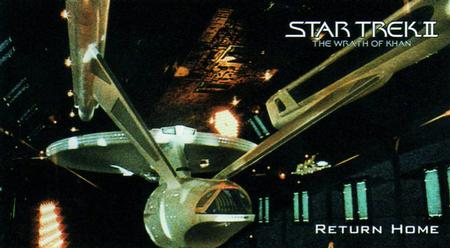 1994 SkyBox Star Trek II The Wrath of Khan Cinema Collection #13 Return Home Front