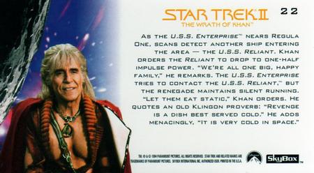 1994 SkyBox Star Trek II The Wrath of Khan Cinema Collection #22 