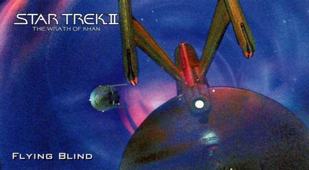 1994 SkyBox Star Trek II The Wrath of Khan Cinema Collection #48 Flying Blind Front