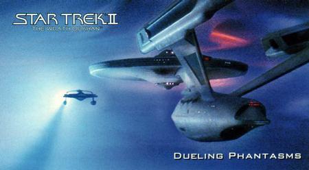 1994 SkyBox Star Trek II The Wrath of Khan Cinema Collection #50 Dueling Phantasms Front