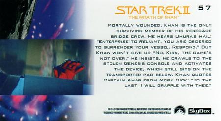 1994 SkyBox Star Trek II The Wrath of Khan Cinema Collection #57 