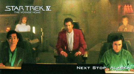 1994 SkyBox Star Trek IV The Voyage Home Cinema Collection #51 Next Stop: Alaska Front