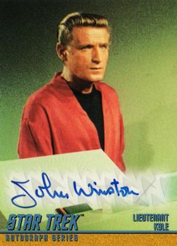 1999 SkyBox Star Trek The Original Series 3 - Autographs #A63 John Winston Front