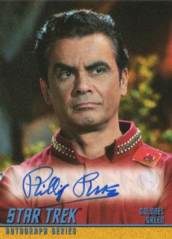 1999 SkyBox Star Trek The Original Series 3 - Autographs #A83 Phillip Pine Front