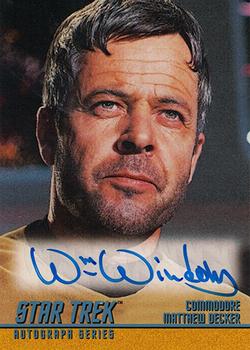 1998 SkyBox Star Trek The Original Series 2 - Autographs #A39 William Windom Front