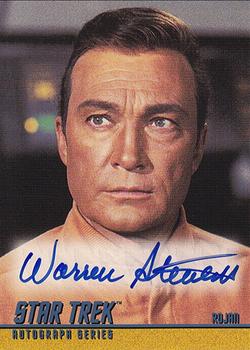 1998 SkyBox Star Trek The Original Series 2 - Autographs #A55 Warren Stevens Front