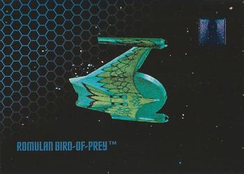 1995 SkyBox 30 Years of Star Trek Phase One #08 Romulan Bird-of-Prey Front