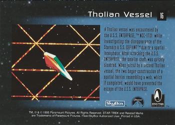 1995 SkyBox 30 Years of Star Trek Phase One #16 Tholian Vessel Back
