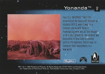 1995 SkyBox 30 Years of Star Trek Phase One #17 Yonanda Back