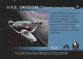 1995 SkyBox 30 Years of Star Trek Phase One #24 U.S.S. Grissom Back