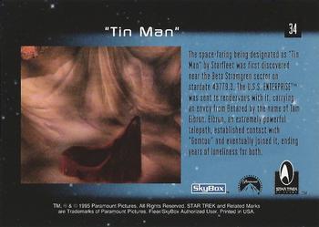 1995 SkyBox 30 Years of Star Trek Phase One #34 Tin Man Back