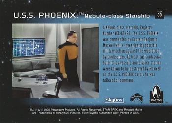 1995 SkyBox 30 Years of Star Trek Phase One #36 U.S.S. Phoenix Back