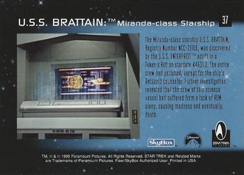 1995 SkyBox 30 Years of Star Trek Phase One #37 U.S.S. Brattain Back