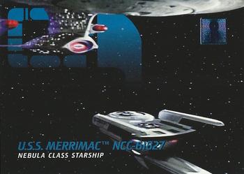 1995 SkyBox 30 Years of Star Trek Phase One #40 U.S.S. Merrimac Front