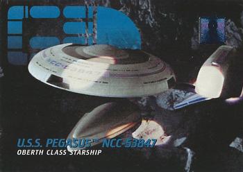 1995 SkyBox 30 Years of Star Trek Phase One #44 U.S.S. Pegasus Front