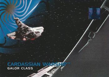 1995 SkyBox 30 Years of Star Trek Phase One #47 Cardassian Warship Front