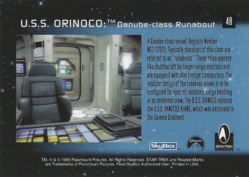 1995 SkyBox 30 Years of Star Trek Phase One #48 U.S.S. Orinoco Back