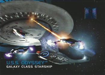 1995 SkyBox 30 Years of Star Trek Phase One #49 U.S.S. Odyssey Front