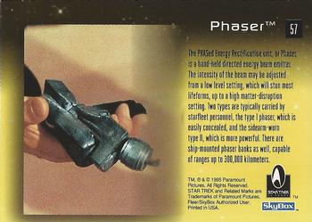 1995 SkyBox 30 Years of Star Trek Phase One #57 Phaser Back