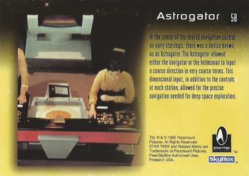 1995 SkyBox 30 Years of Star Trek Phase One #58 Astrogator Back