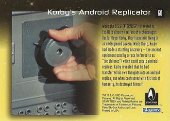 1995 SkyBox 30 Years of Star Trek Phase One #60 Korby's Android Replicator Back