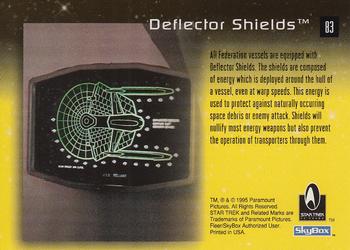 1995 SkyBox 30 Years of Star Trek Phase One #83 Deflector Shields Back