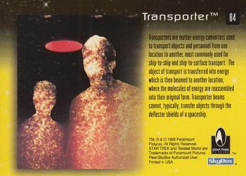 1995 SkyBox 30 Years of Star Trek Phase One #84 Transporter Back