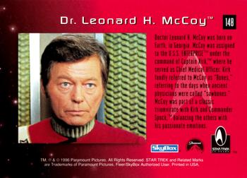 1996 SkyBox 30 Years of Star Trek Phase Two #148 Dr. Leonard H. McCoy Back