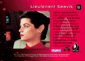 1996 SkyBox 30 Years of Star Trek Phase Two #156 Lieutenant Saavik Back