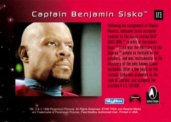 1996 SkyBox 30 Years of Star Trek Phase Two #173 Captain Benjamin Sisko Back
