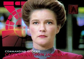 1996 SkyBox 30 Years of Star Trek Phase Two #182 Captain Kathryn Janeway Front