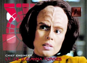 1996 SkyBox 30 Years of Star Trek Phase Two #186 Lt. J.G. B'Elanna Torres Front