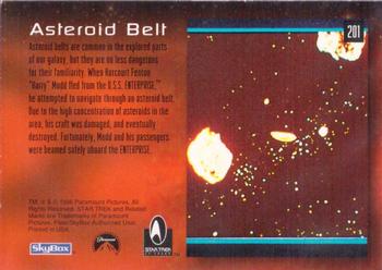 1996 SkyBox 30 Years of Star Trek Phase Three #201 Asteroid Belt Back