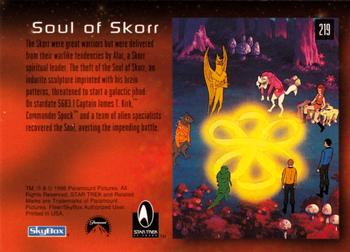 1996 SkyBox 30 Years of Star Trek Phase Three #219 Soul of Skorr Back