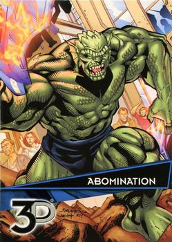 2015 Upper Deck Marvel 3D #1 Abomination Front