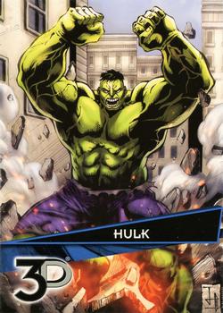 2015 Upper Deck Marvel 3D #9 Hulk Front