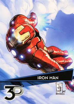 2015 Upper Deck Marvel 3D #10 Iron Man Front