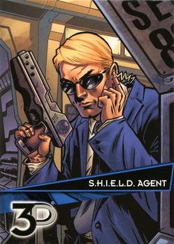 2015 Upper Deck Marvel 3D #19 S.H.I.E.L.D. Agent Front