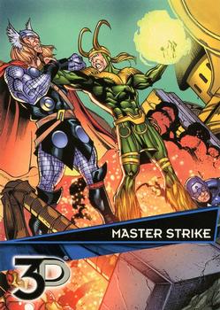 2015 Upper Deck Marvel 3D #22 Master Strike Front