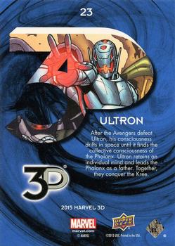 2015 Upper Deck Marvel 3D #23 Ultron Back
