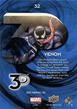 2015 Upper Deck Marvel 3D #32 Venom Back
