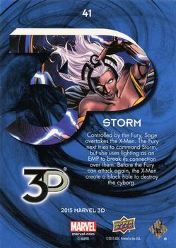 2015 Upper Deck Marvel 3D #41 Storm Back