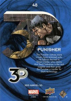 2015 Upper Deck Marvel 3D #48 Punisher Back