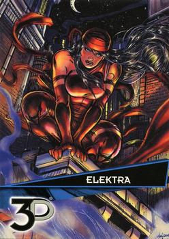 2015 Upper Deck Marvel 3D #51 Elektra Front