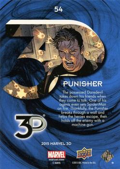 2015 Upper Deck Marvel 3D #54 Punisher Back