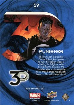 2015 Upper Deck Marvel 3D #59 Punisher Back