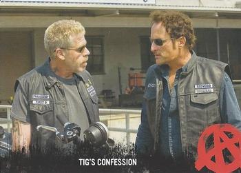 2014 Cryptozoic Sons of Anarchy Seasons 1-3 #7 Tig's Confession Front