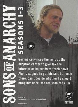 2014 Cryptozoic Sons of Anarchy Seasons 1-3 #86 The Right Thing to Do Back
