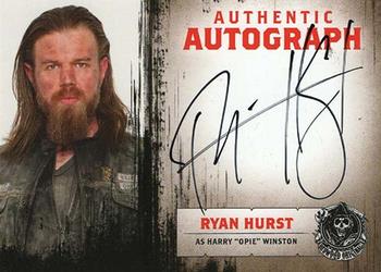 2014 Cryptozoic Sons of Anarchy Seasons 1-3 - Autograph #A06 Ryan Hurst Front